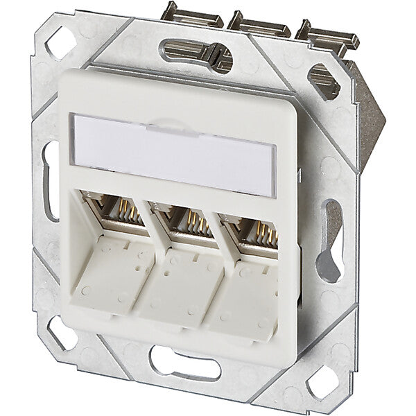 METZ CONNECT Anschlussdose E-DAT modul 3x8(8) UPK 1309131102-E rws